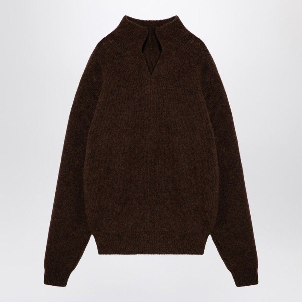Rick Owens Brown Over Jumper In Alpaca Blend Men - Picture 2 of 2